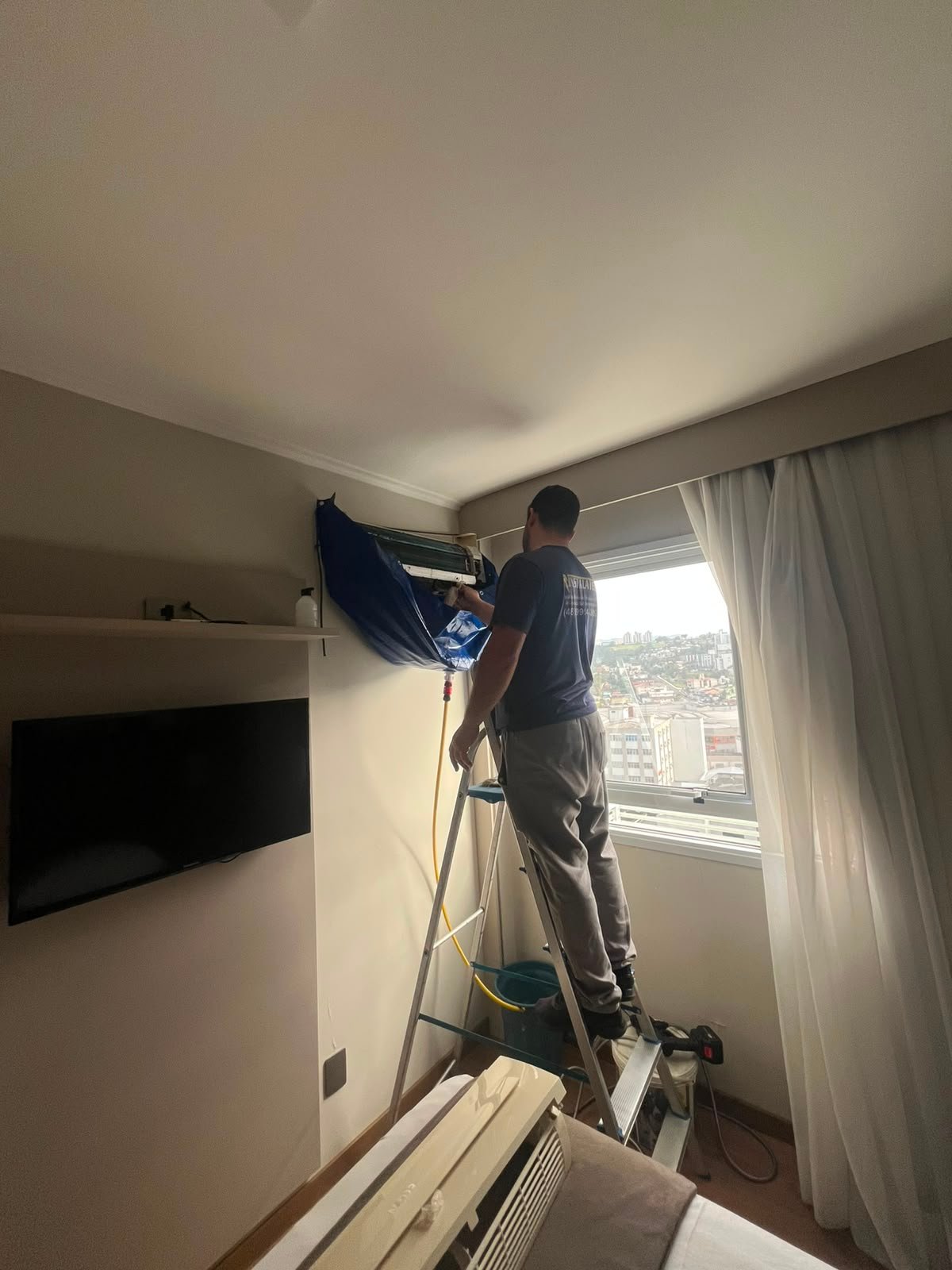 Higienizacao de ar condicionado